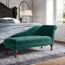 Olive green chaise discount lounge